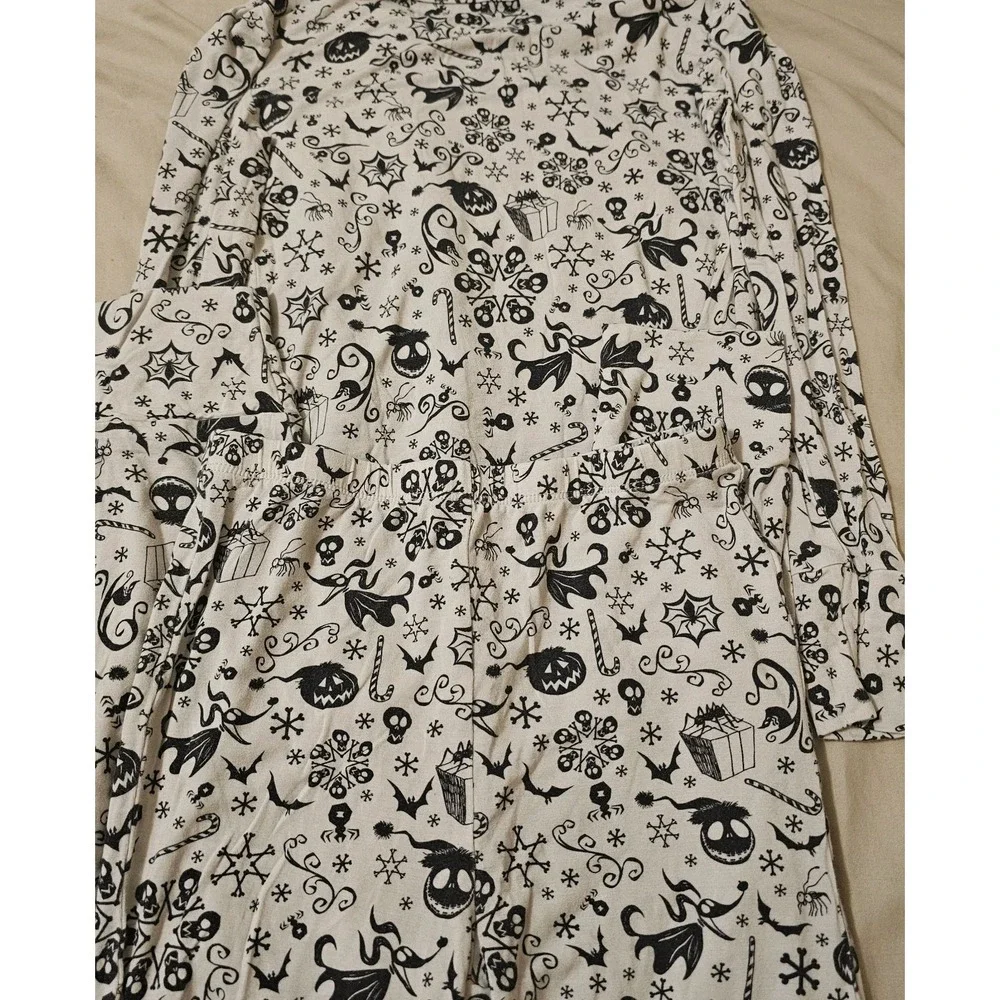 Posh Peanut Nightmare Before Xmas Knit 2 Piece Pajama Set Long Sleeve Size 7-8Y